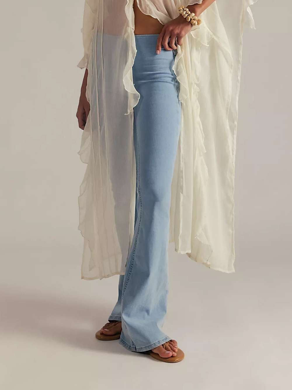 Free People Penny Pull-On Flare Jeans sz: 25